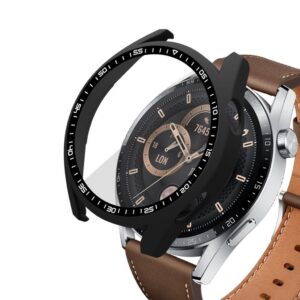 Huawei Watch GT 3 46mm Skal med skärmskydd i härdat glas - Svart
