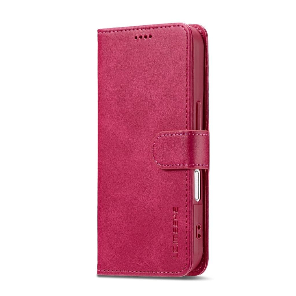 LC.IMEEKE iPhone 17 plånboksfodral med stativ – Rosa - Bild 11