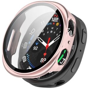 Samsung Galaxy Watch8 44 mm Skal med skärmskydd - rosa