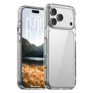 IPAKY Stöttåligt Skal till iPhone 18 Pro Max/17 Pro Max - Transparent