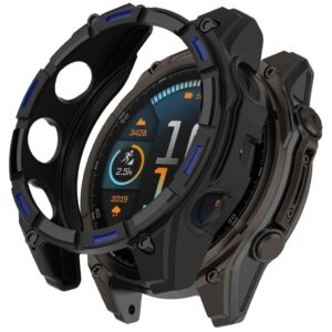Garmin quatix 8 47mm TPU-skal - Svart/Blå