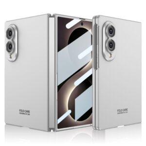 GKK Samsung Galaxy Z Fold8 Skal med Härdat Glas - Silver