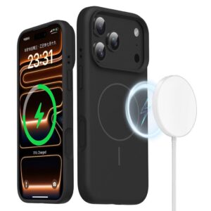 iPhone 18 Pro Max/17 Pro Max MagSafe Skal Silikon - Svart