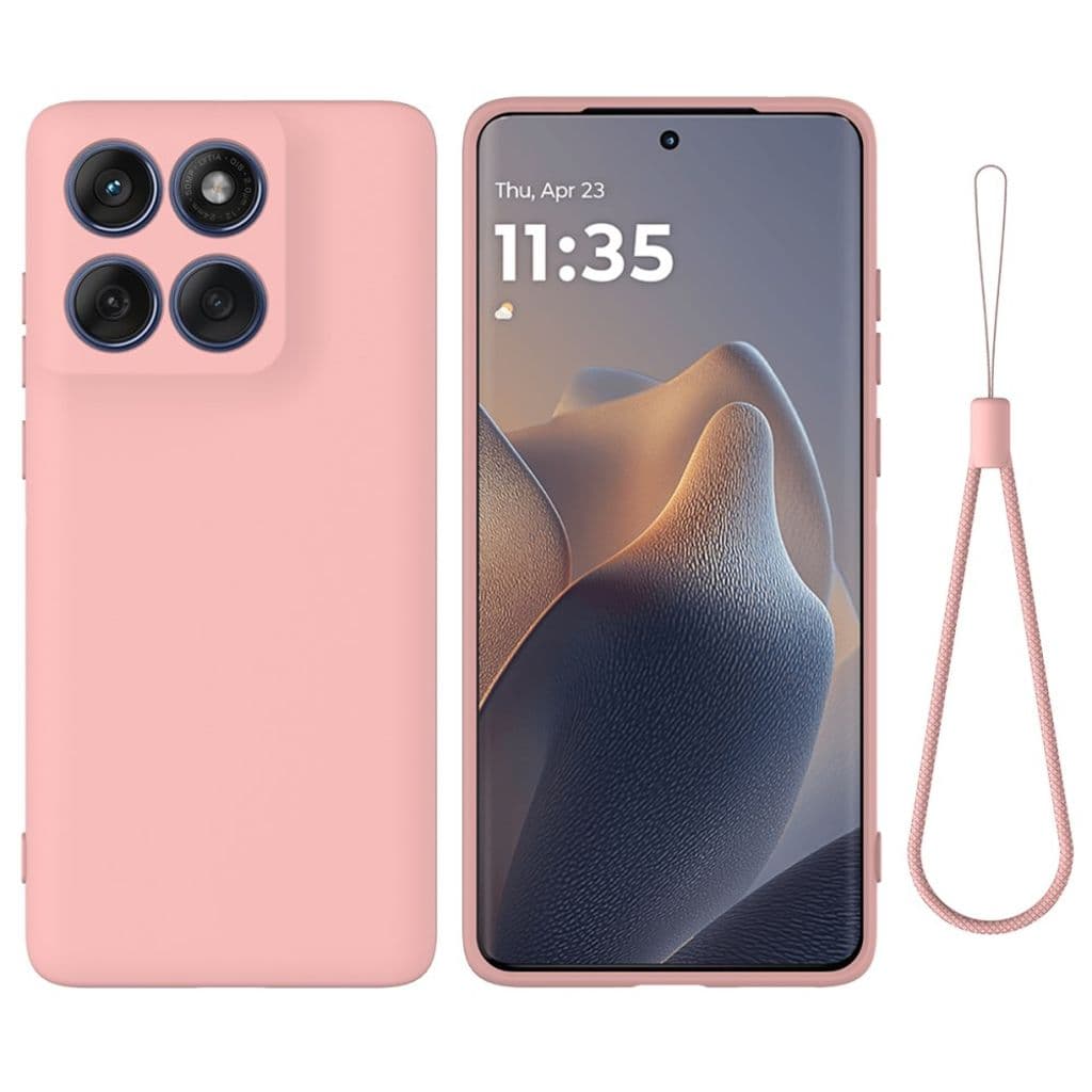 Motorola Edge 60 / 60 Fusion Liquid Silicone Skal - Rosa