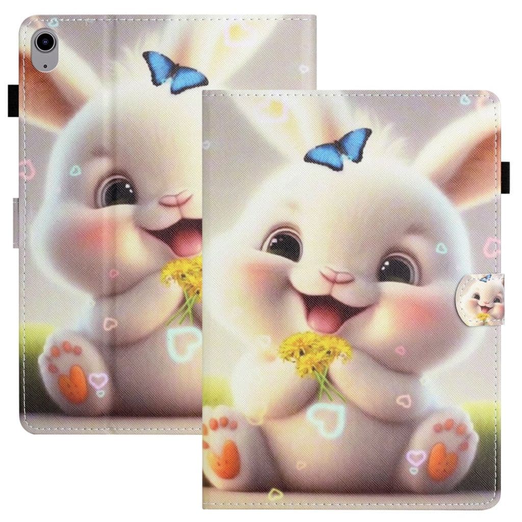 iPad 10.9" 2022 / iPad 11" 2025 fodral med tryck - Kanin