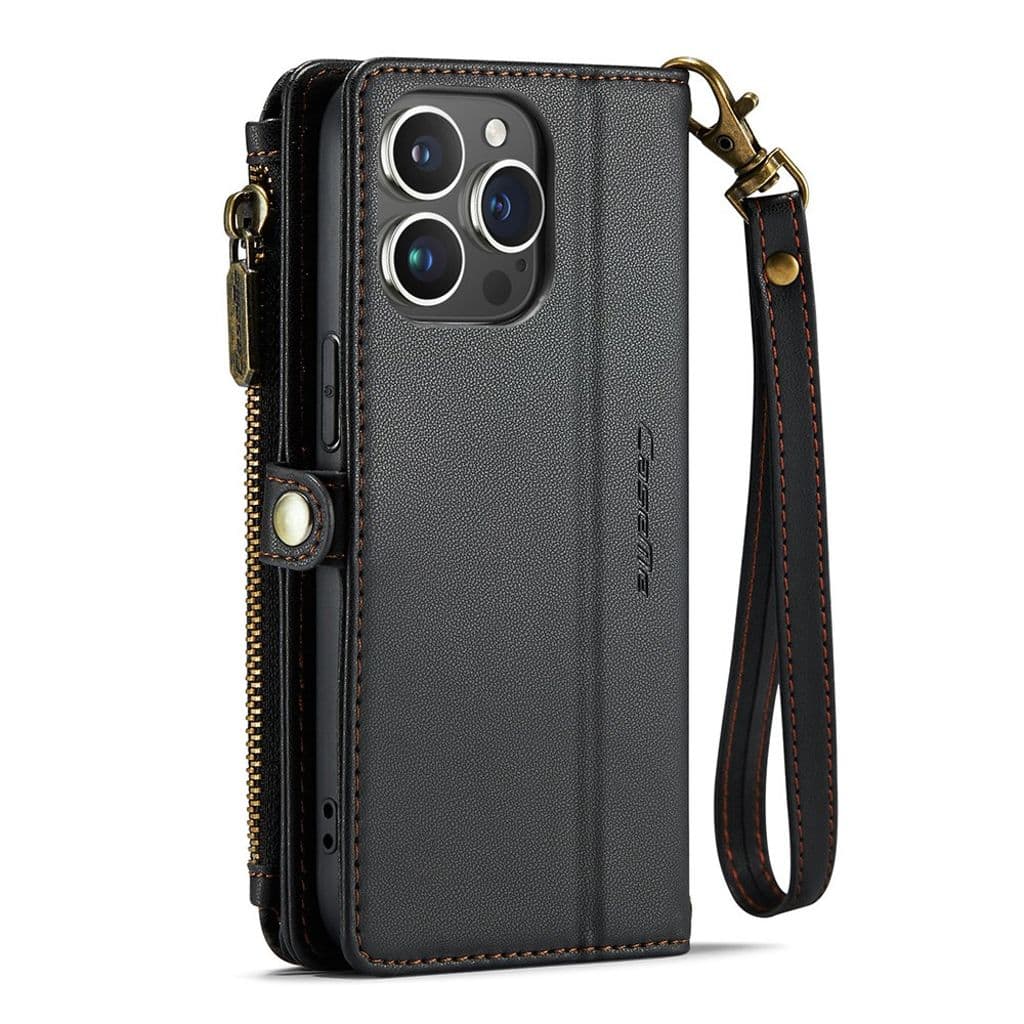 CASEME iPhone 13 Pro Max Plånboksfodral Kortfack - Svart - Bild 11