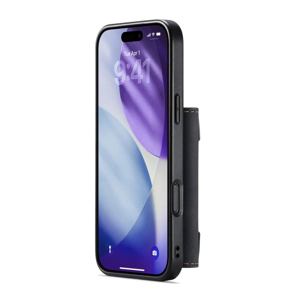 DG.MING iPhone 17 Pro Skal med Plånbok - Svart - Bild 3