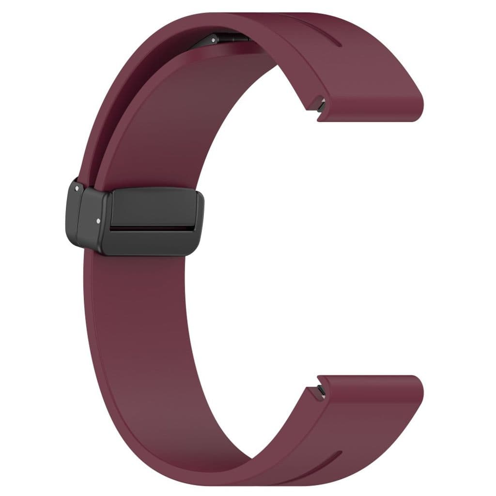 Garmin Fenix 7S/6S/6S Pro etc. Klockarmband i silikon med magnetlås - Röd - Bild 3