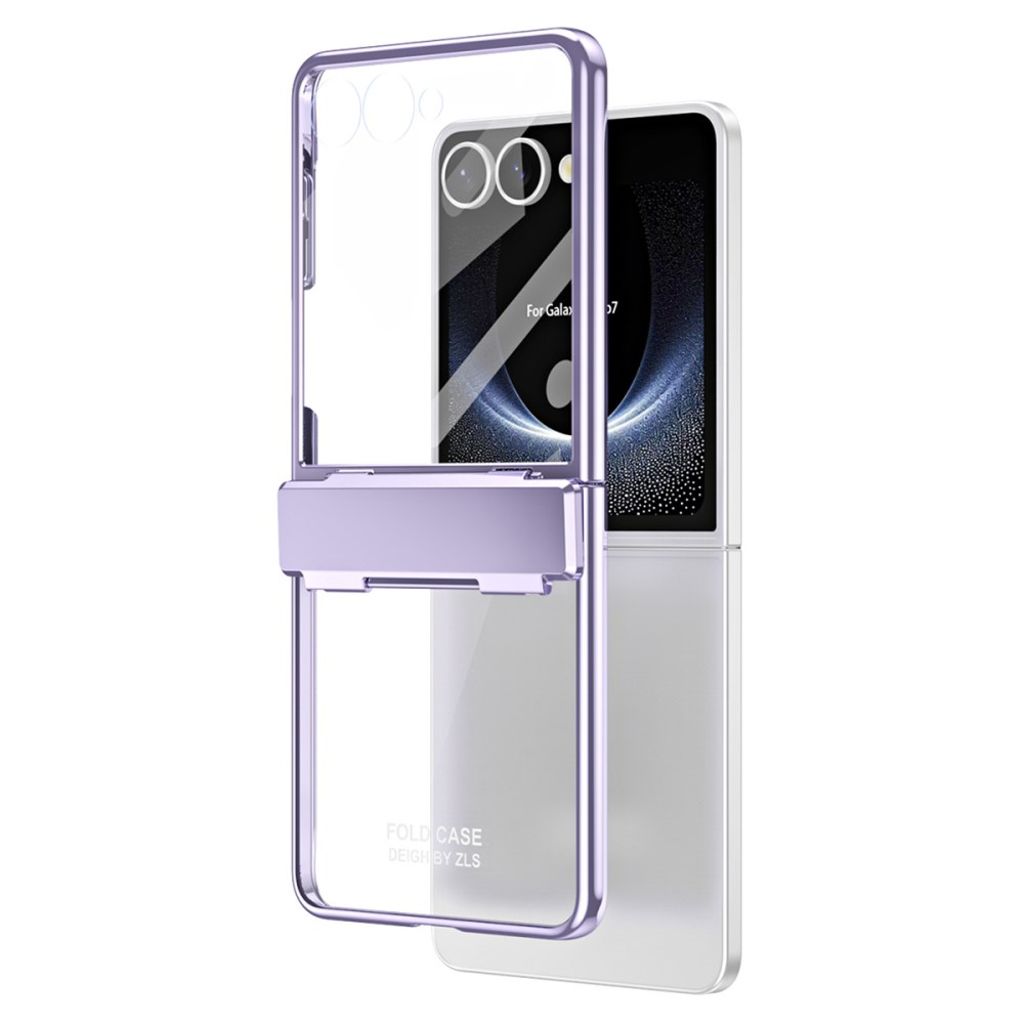 Samsung Galaxy Z Flip7 5G Skal med skärmskydd - Lila