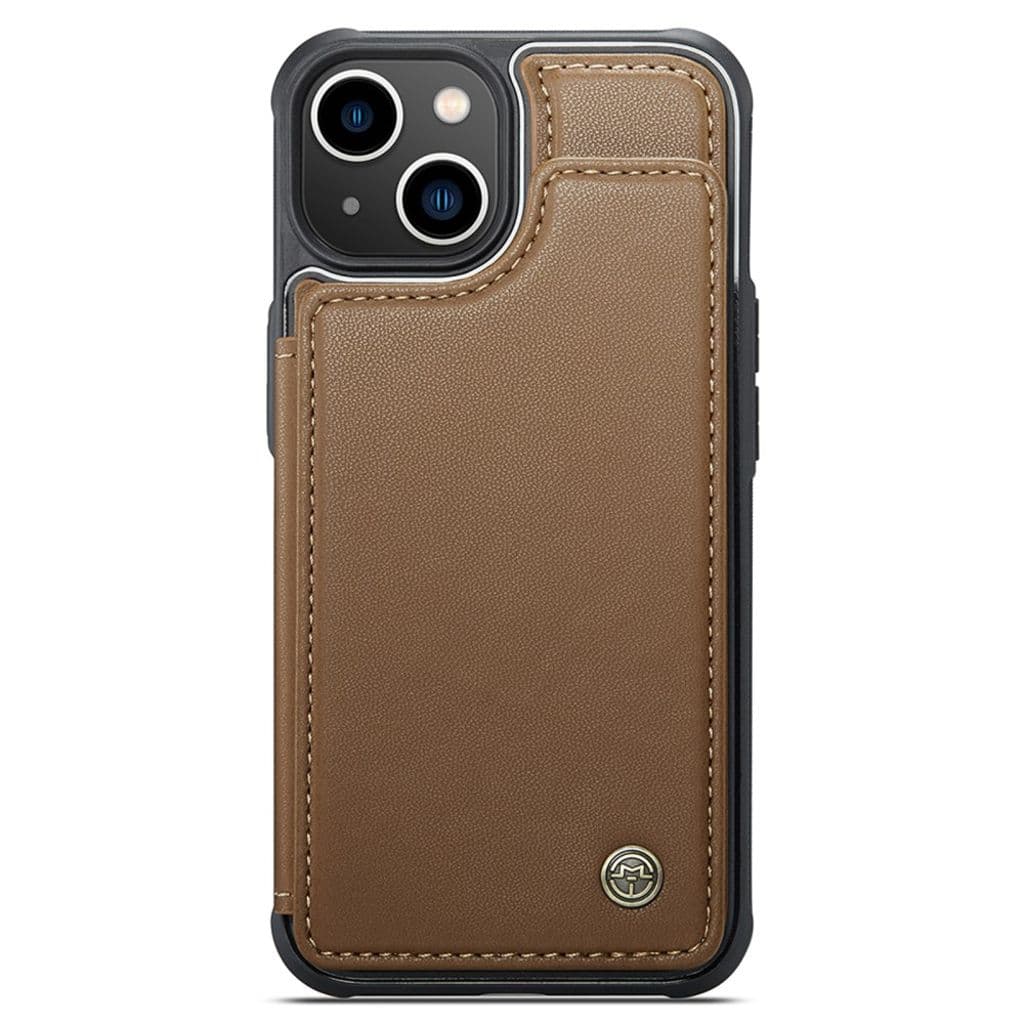 iPhone 13 Plånboksskal CASEME C22 RFID-blockerande - Brun - Bild 2