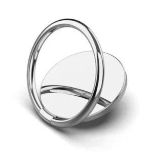 Magnetisk ringhållare med stöd till mobil - Silver