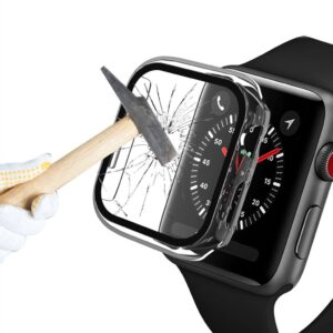 Apple Watch SE/SE (2022)/Series 6/5/4 44mm Skal med skärmskydd - Transparent