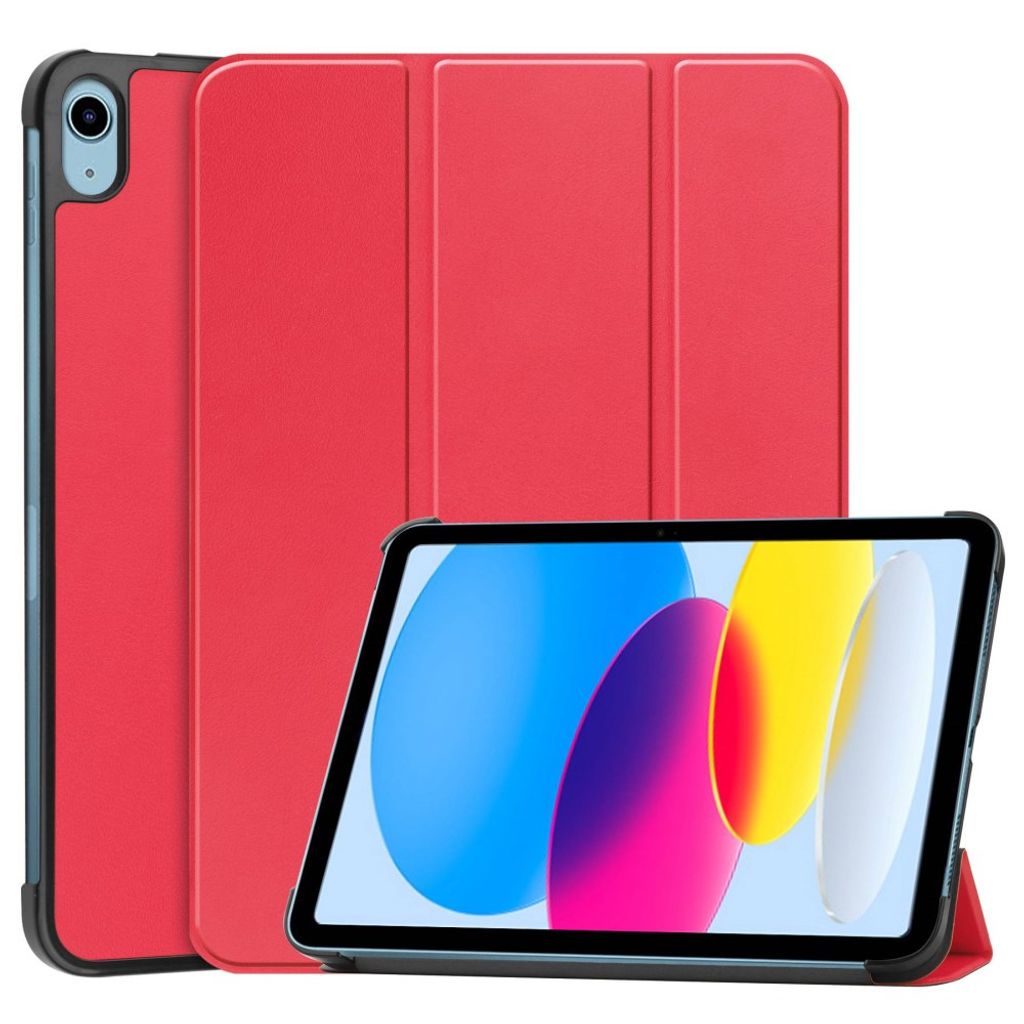 iPad Air 11" 2024/iPad Pro 11" 2024 Tri-Fold Fodral - Röd