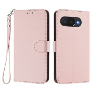Google Pixel 10a Plånboksfodral med armband - Rosa