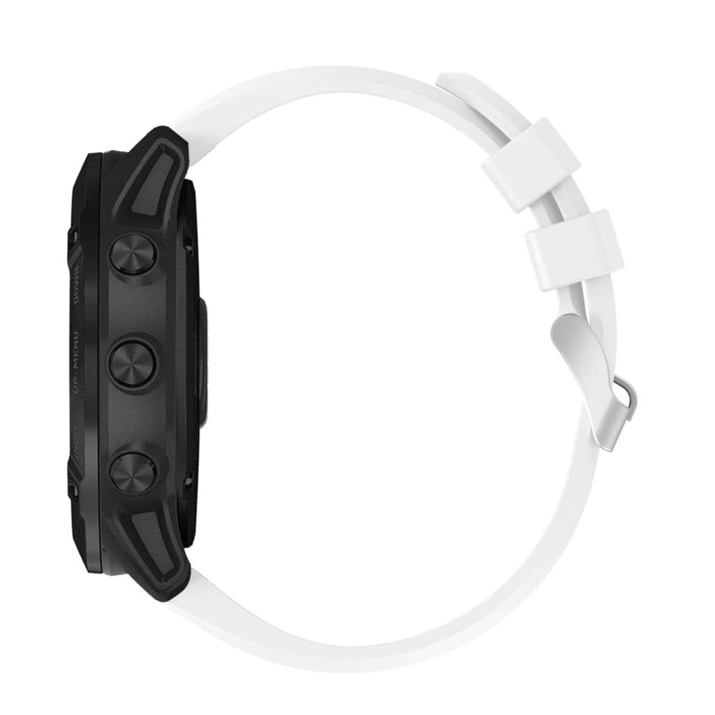 Garmin Fenix 7X/6X/5X etc. Klockarmband med Metallspänne - Vit - Bild 3