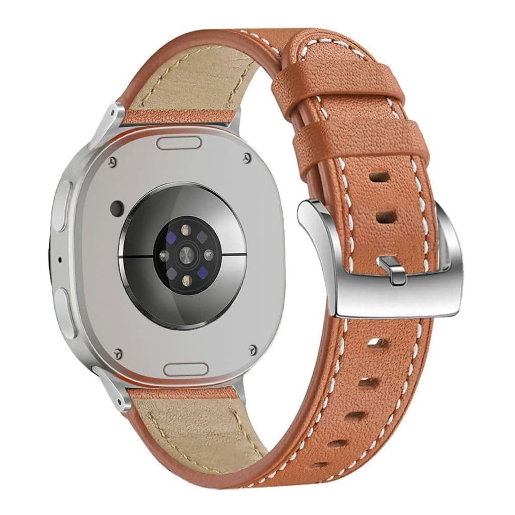 Samsung Galaxy Watch8 44mm etc. Klockarmband i läder - brun