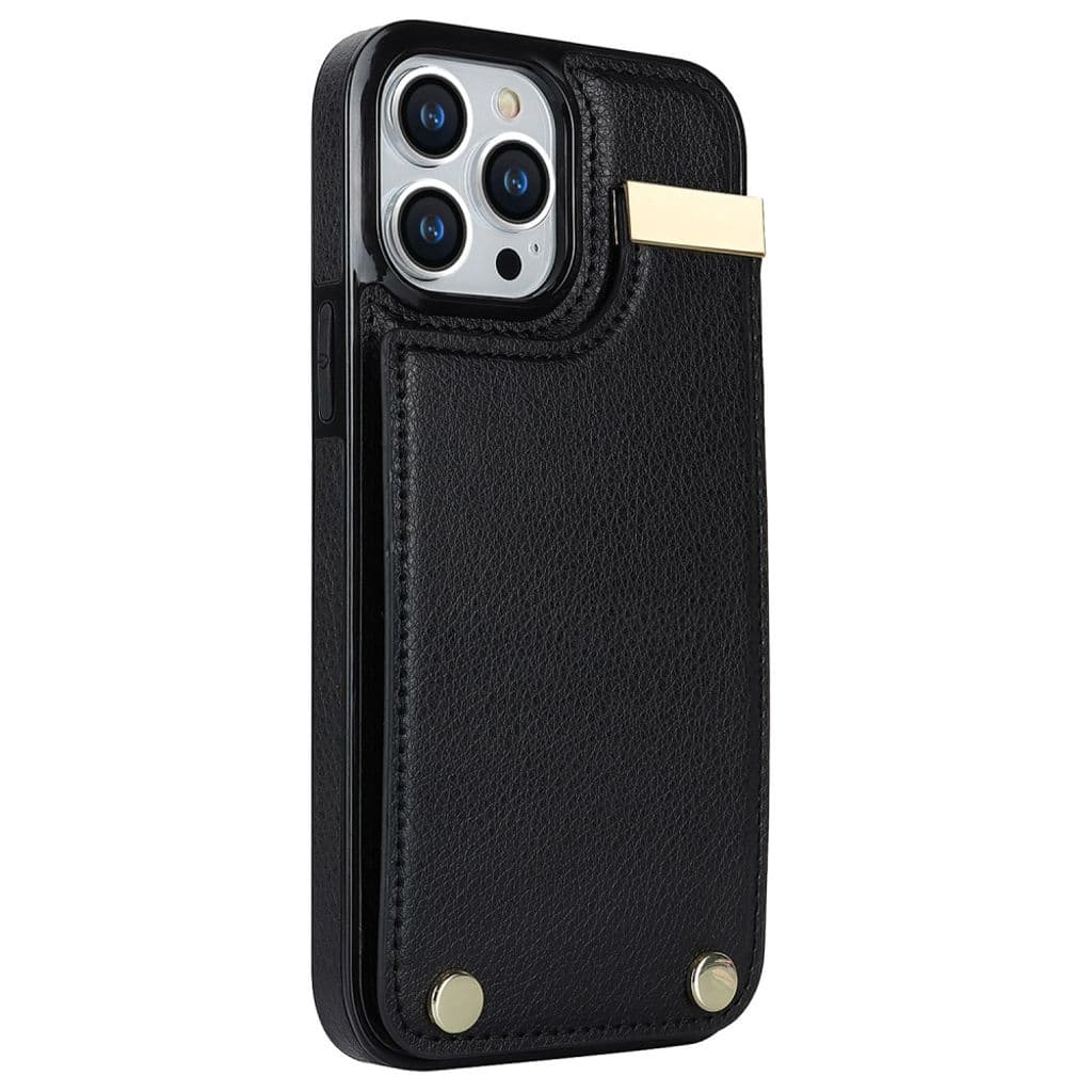 iPhone 14 Pro Skal med korthållare - Svart - Bild 3