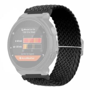 Garmin Forerunner 220/230/235/620/630/735X klockarmband i nylon - Svart