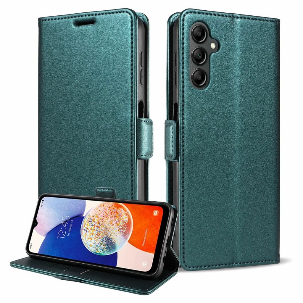 Samsung Galaxy A37 5G Plånboksfodral med RFID-skydd - Mörkgrön