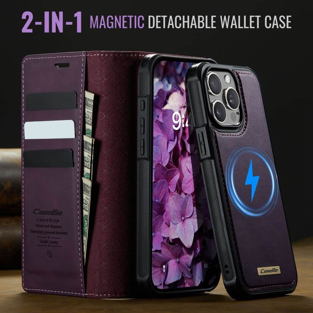 CASEME iPhone 15 Pro Max Fodral med MagSafe - Lila - Bild 4