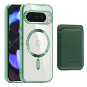 Google Pixel 10 / 10 Pro Skal med plånbok - Grön