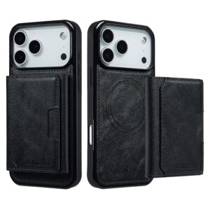 LC.IMEEKE iPhone 17 Pro Max MagSafe Skal med plånbok - Svart