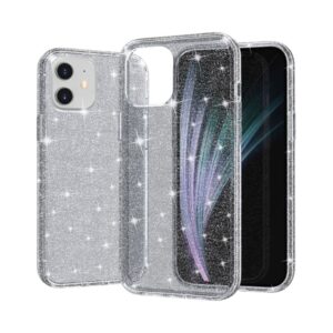 iPhone 12 Mini Skal Glitter - Grå