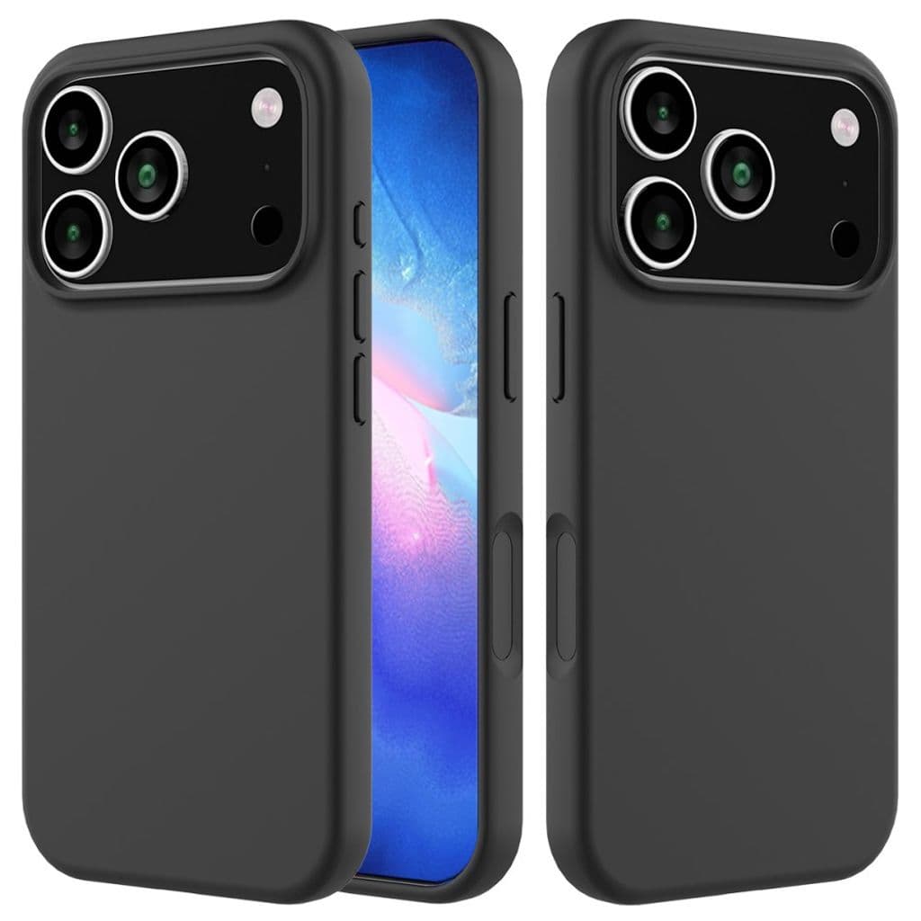 iPhone 17 Pro Silikonskal - Svart
