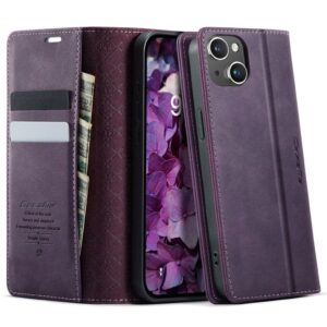 CASEME iPhone 13 mini Plånboksfodral RFID-blockerande – Lila
