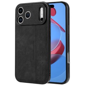 iPhone 18 Pro Max/17 Pro Max Skal i PU-läder - Svart