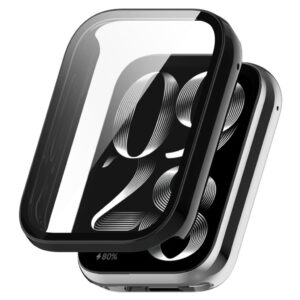 Xiaomi Smart Band 10 Pro Skal med skärmskydd i härdat glas - Svart