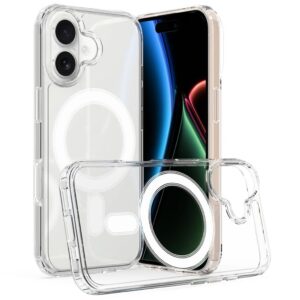 iPhone 17 skal transparent kompatibelt med MagSafe TPU och akryl
