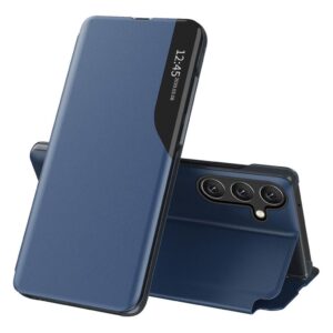 Samsung Galaxy A27 5G fodral vidfönster ställ - Blå