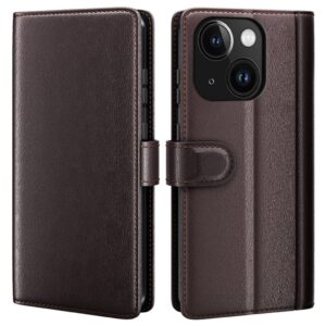 iPhone 15 Plånboksfodral med Stativ – Brun