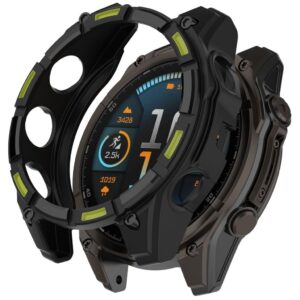 Garmin quatix 8 47mm TPU-skal - Svart/Grön