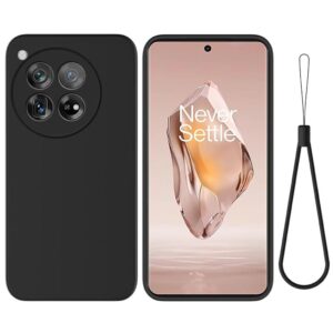 OnePlus 12R 5G Skal med en handrem - Svart