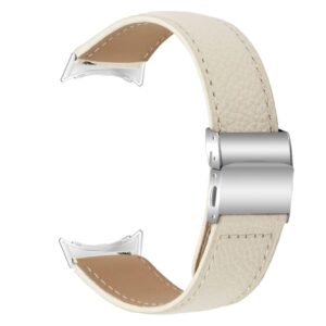 Google Pixel Watch 4 41mm etc. Klockarmband i läder - Beige