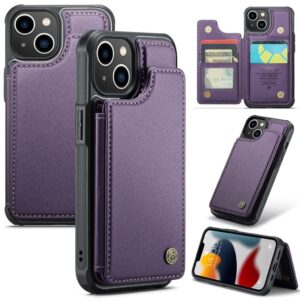 CASEME iPhone 13 Plånboksskal C22 RFID-blockerande – Lila