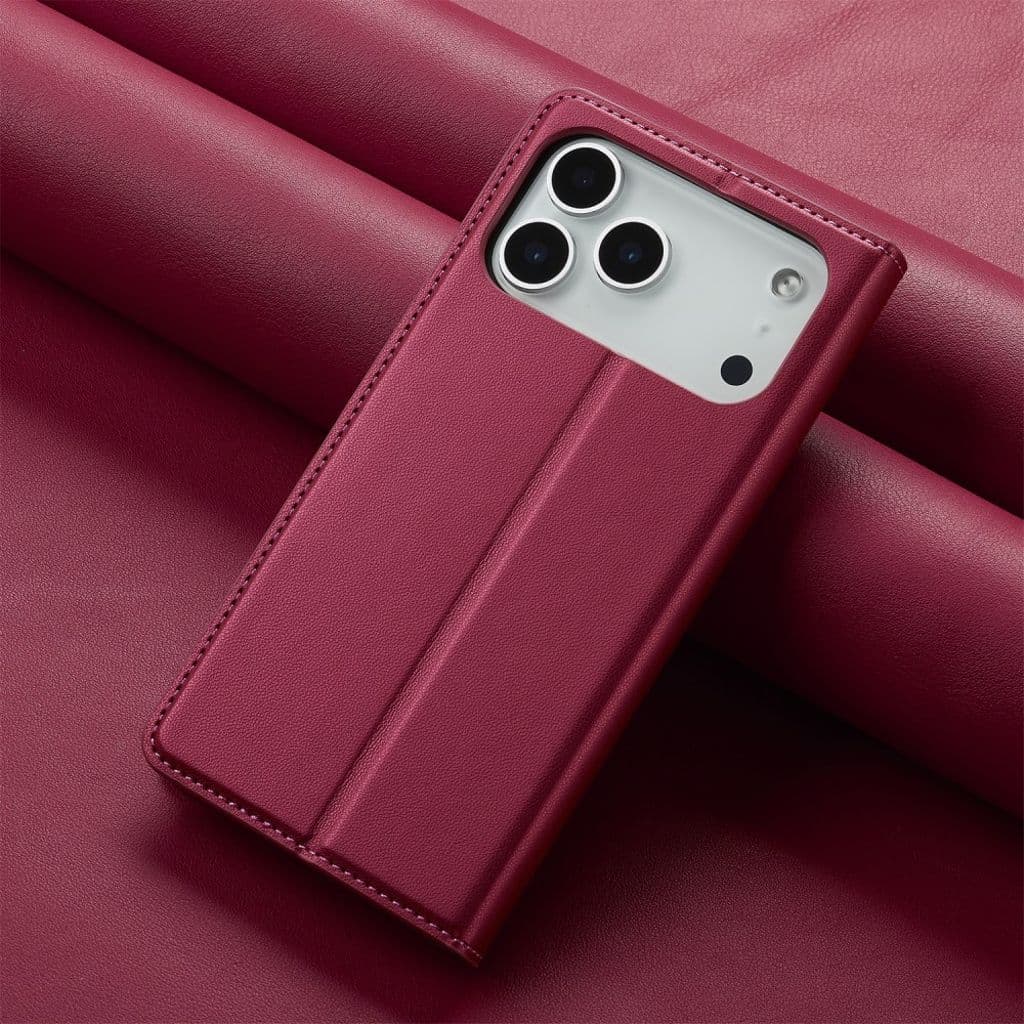 LC.IMEEKE iPhone 17 Pro Plånboksfodral – Rosa - Bild 8