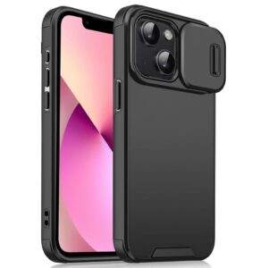 iPhone 13 mini Skal med Skjutbart Kameralock – Svart