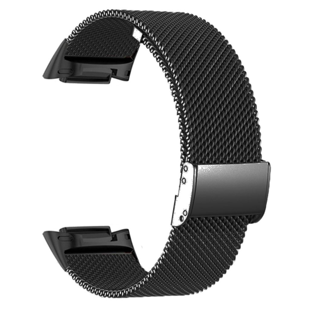 Fitbit Charge 6/5 Klockarmband i metall - Svart