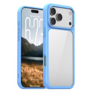 IPAKY iPhone 18 Pro Max/17 Pro Max Skal med klar baksida - Blå