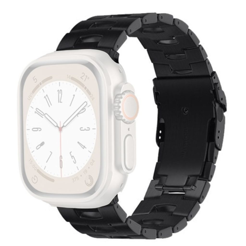 Apple Watch 49/46/44/42mm Armband i titanlegering - Svart