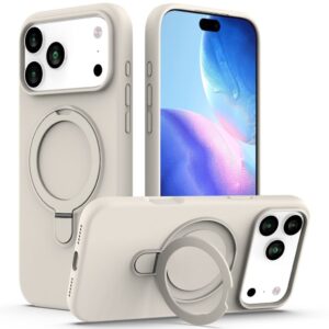 iPhone 18 Pro/17 Pro MagSafe Skal med ringhållare - Vit