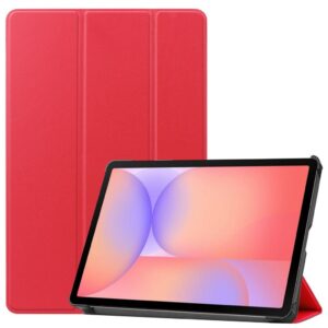 Samsung Galaxy Tab S10 Lite Fodral i PU-läder med ställ - Röd