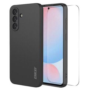 ENKAY HAT PRINCE Samsung Galaxy A57 5G Silikon Skal + 9H Skärmskydd