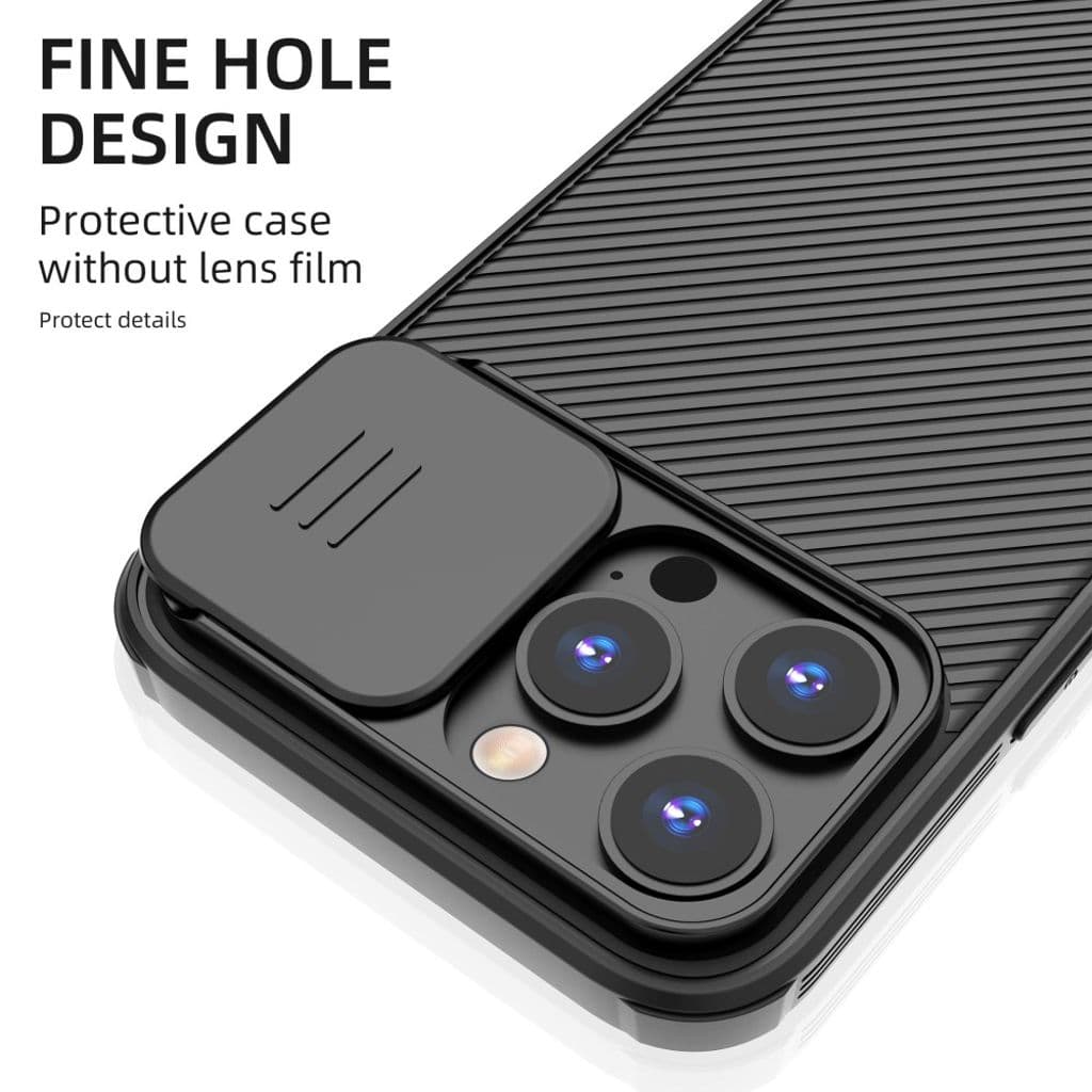 iPhone 14 Pro Max MagSafe-kompatibelt Skal Skjutbart Kameraskydd - Svart - Bild 3