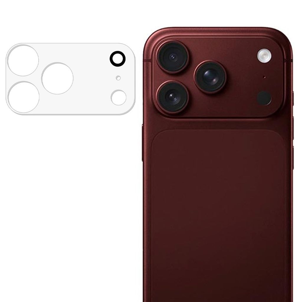 iPhone 18 Pro Max Linsskydd härdat glas - Transparent