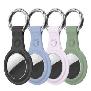 DUX DUCIS Apple AirTag Skal 4-pack med Nyckelring Flerfärgad