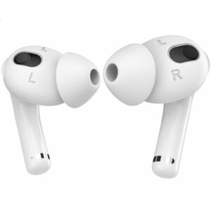 AHASTYLE Apple AirPods 3 Öronkuddar med brusreducering, Storlek M - Vit